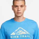 NIKE M NK DF TEE RUN TRAIL DZ2727-435 Blue Image 1
