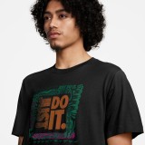Nike Sportswear Μαύρο - Ανδρική Κοντομάνικη Μπλούζα