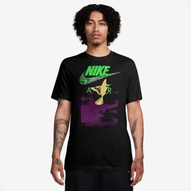Ανδρική Κοντομάνικη Μπλούζα Μαύρη - Nike Sportswear 