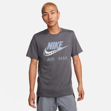 Ανδρική Κοντομάνικη Μπλούζα Ανθρακί - Nike Sportswear
