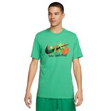 Nike Dri-FIT Πράσινο - Ανδρική Κοντομάνικη Μπλούζα 