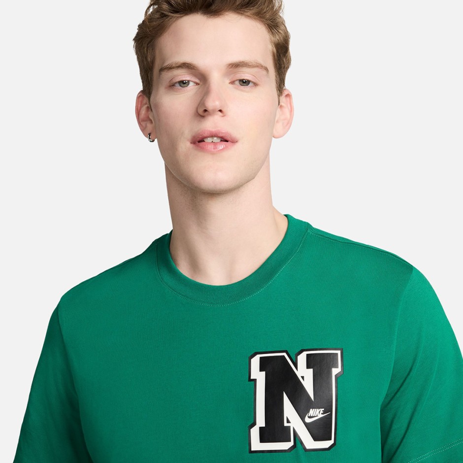 Ανδρική Κοντομάνικη Μπλούζα Πράσινη - Nike Sportswear
