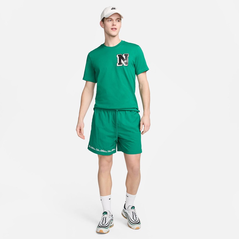 Ανδρική Κοντομάνικη Μπλούζα Πράσινη - Nike Sportswear