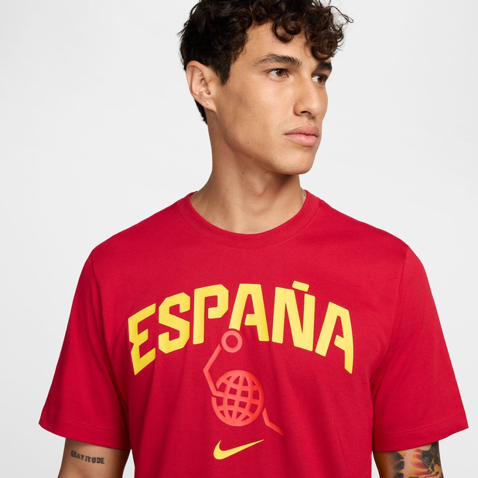 NIKE SPA 24 M SS TEAM TEE OLY24 FQ3677-687 Red