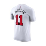 Ανδρική Κοντομάνικη Μπλούζα ΝΒΑ Λευκή - Nike Chicago Bulls Εικόνα 0