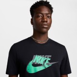 Ανδρική Κοντομάνικη Μπλούζα Μαύρη - Nike Sportswear Futura Εικόνα 1