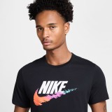 Ανδρική Κοντομάνικη Μπλούζα Μαύρη - Nike Sportswear  Εικόνα 1