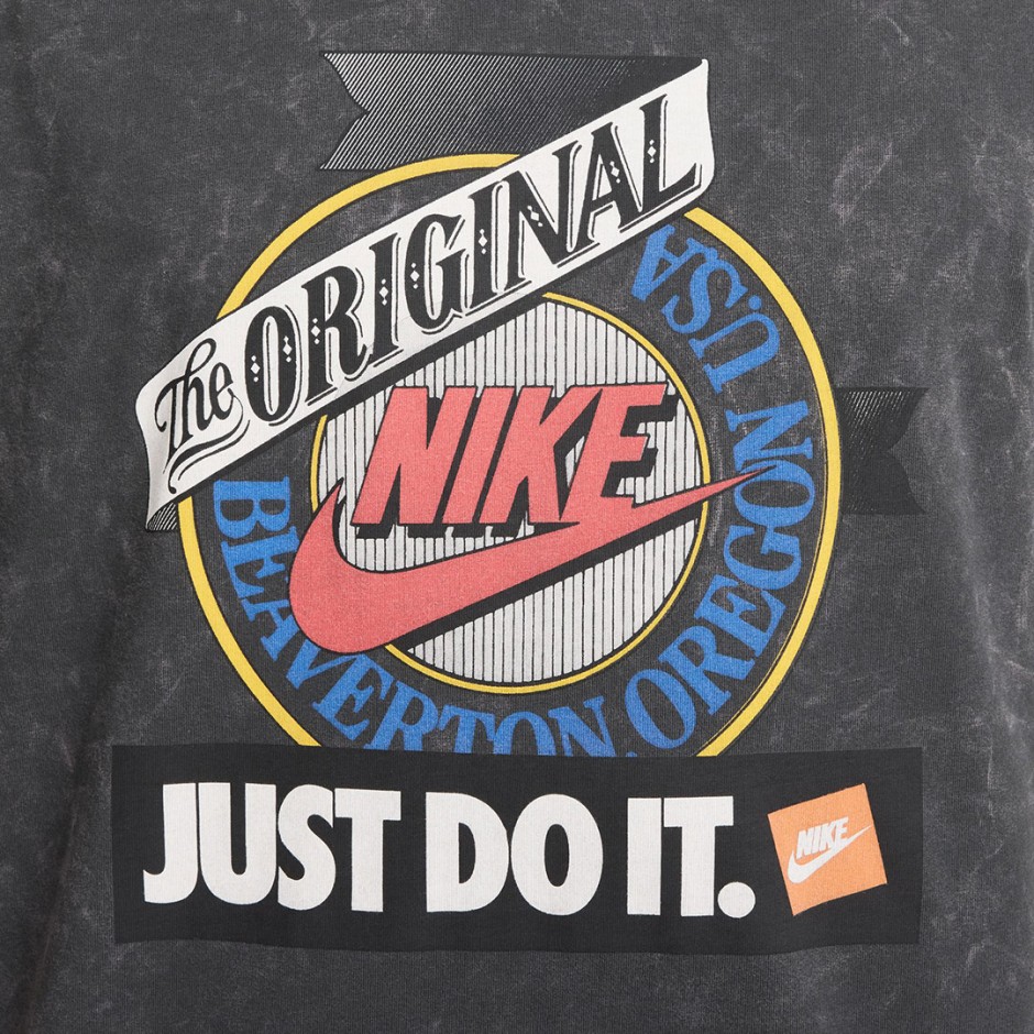 Ανδρική Κοντομάνικη Μπλούζα Ανθρακί - Nike Sportswear Max90