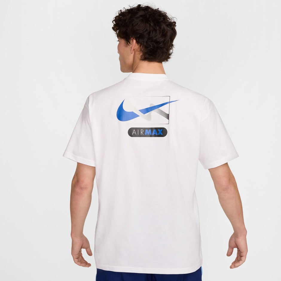 Ανδρική Κοντομάνικη Μπλούζα Λευκή - Nike Sportswear Max90