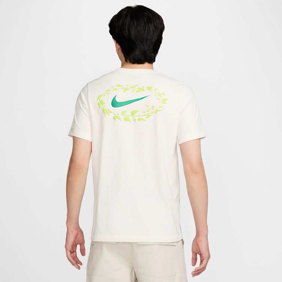Ανδρική Κοντομάνικη Μπλούζα Εκρού - Nike Sportswear