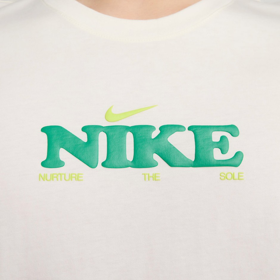Ανδρική Κοντομάνικη Μπλούζα Εκρού - Nike Sportswear