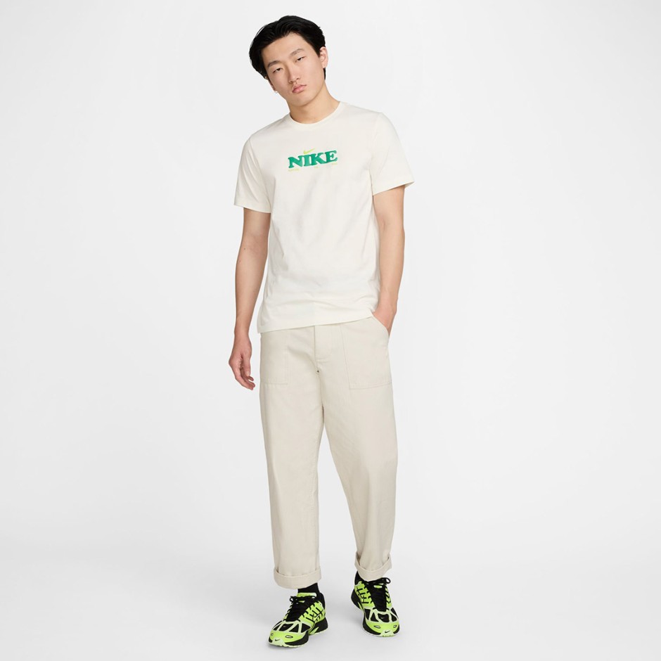 Ανδρική Κοντομάνικη Μπλούζα Εκρού - Nike Sportswear