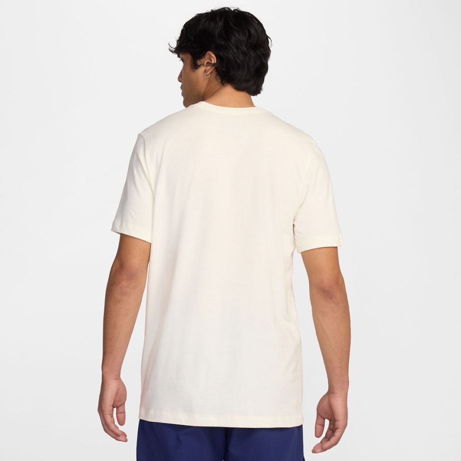 Ανδρική Κοντομάνικη Μπλούζα Εκρού - Nike Sportswear