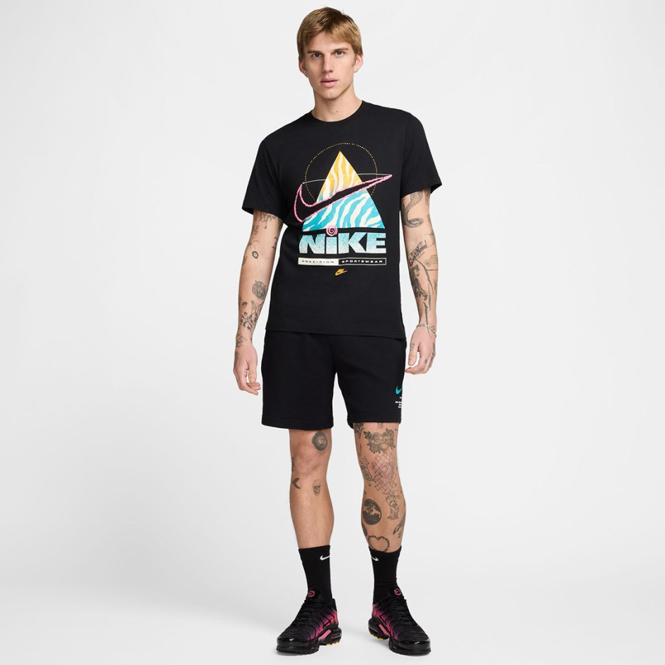Ανδρική Κοντομάνικη Μπλούζα Μαύρη - Nike Sportswear
