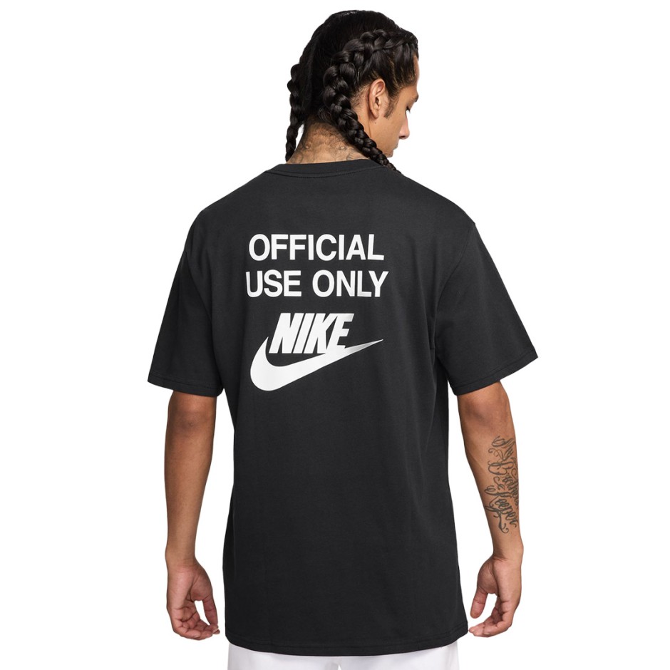 Ανδρική Κοντομάνικη Μπλούζα Μαύρη - Nike Sportswear Max90