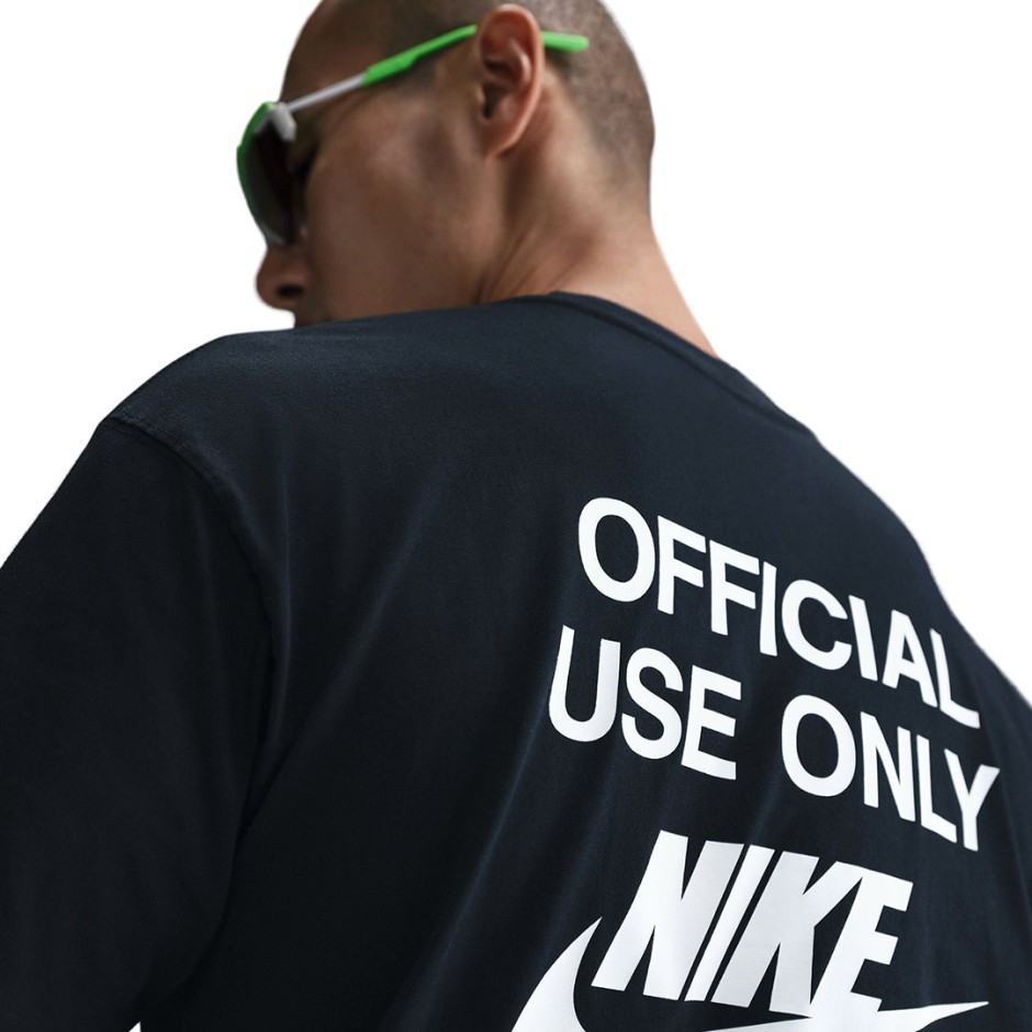 Ανδρική Κοντομάνικη Μπλούζα Μαύρη - Nike Sportswear Max90