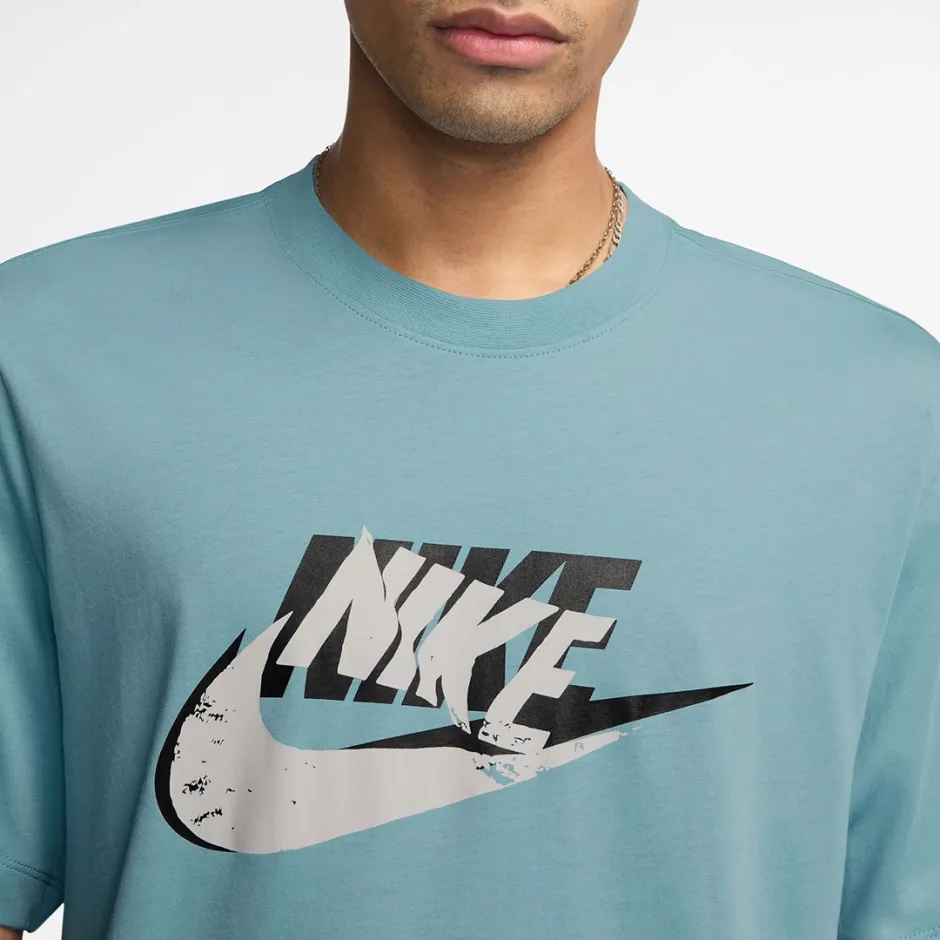 NIKE M NSW TEE 12MO FUTURA SP25 HJ0559-464 Siel