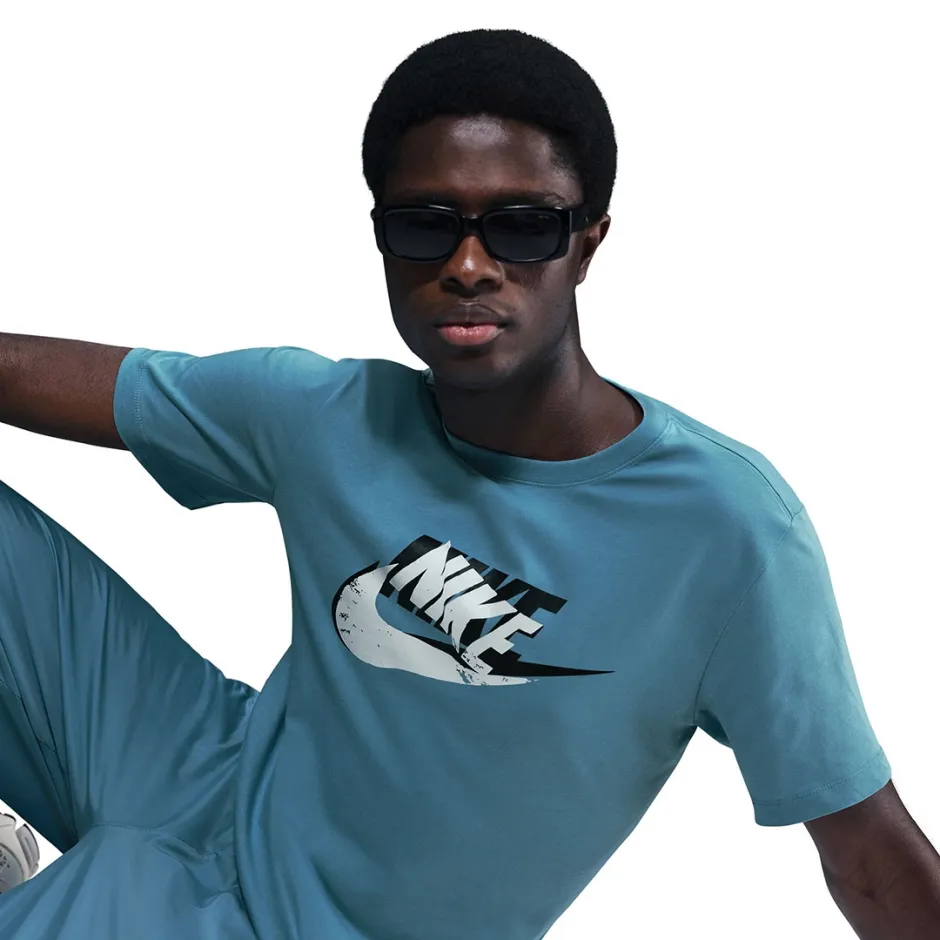 NIKE M NSW TEE 12MO FUTURA SP25 HJ0559-464 Siel