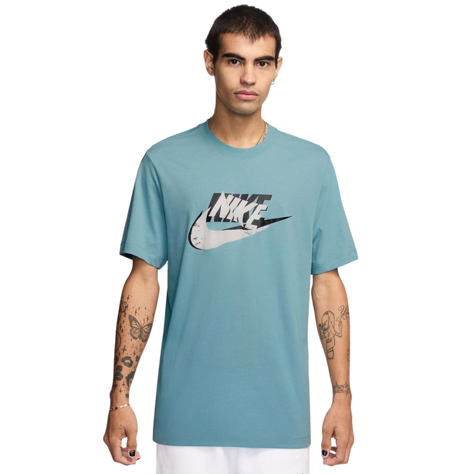 NIKE M NSW TEE 12MO FUTURA SP25 HJ0559-464 Siel
