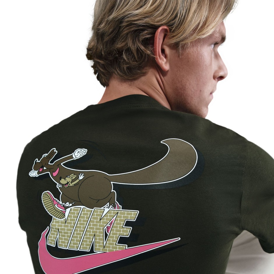 NIKE M NSW TEE CLUB NEO VARSITY HQ9164-355 Κhaki