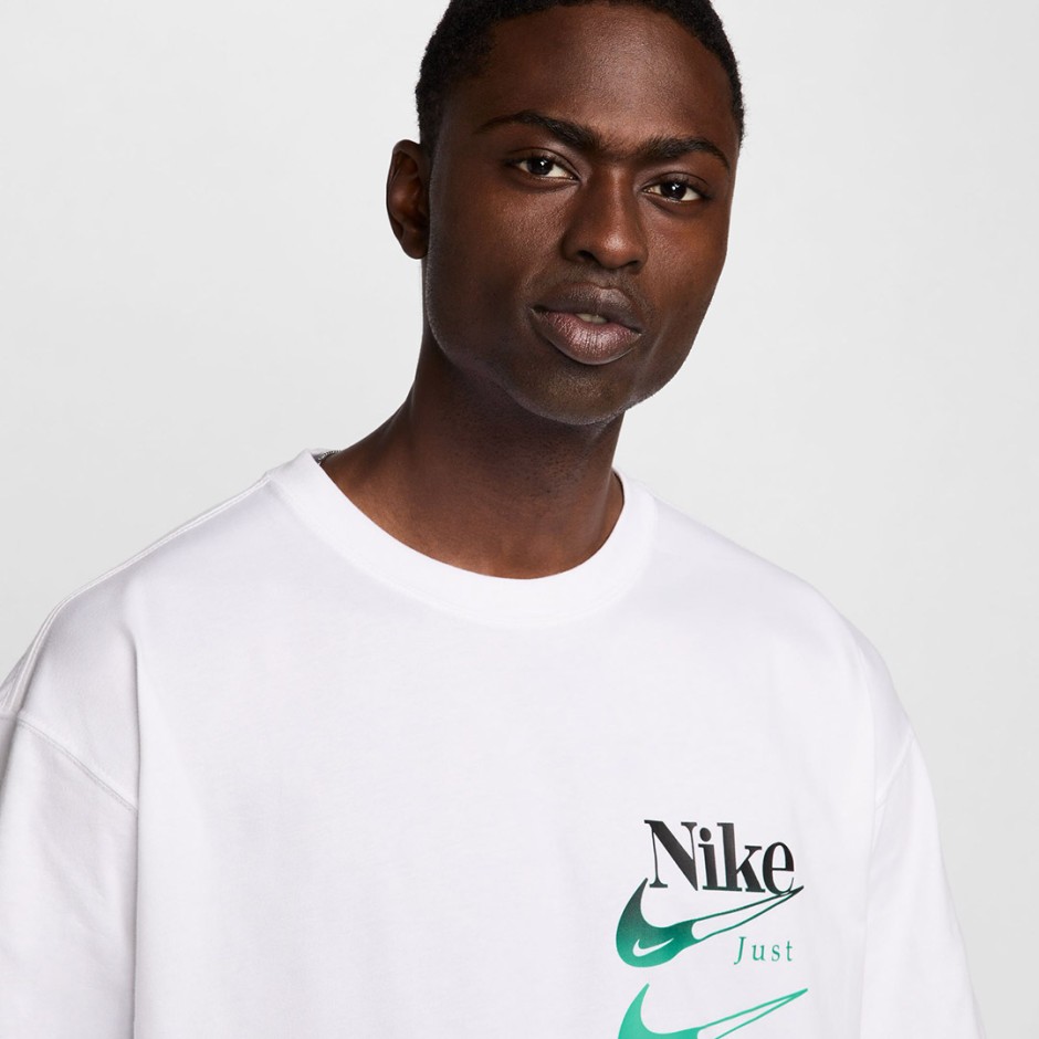 Ανδρική Κοντομάνικη Μπλούζα Λευκή - Nike Sportswear Max90