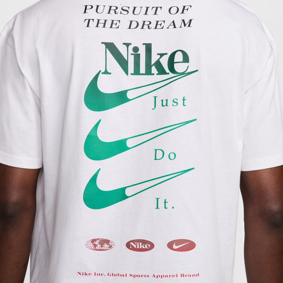 Ανδρική Κοντομάνικη Μπλούζα Λευκή - Nike Sportswear Max90