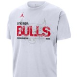 Ανδρική Κοντομάνικη Μπλούζα NBA Λευκή - Jordan Chicago Bulls Courtside '85 Εικόνα 1