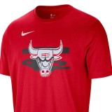 Ανδρική Κοντομάνικη Μπλούζα NBA Κόκκινη - Nike Chicago Bulls Courtside Εικόνα 1