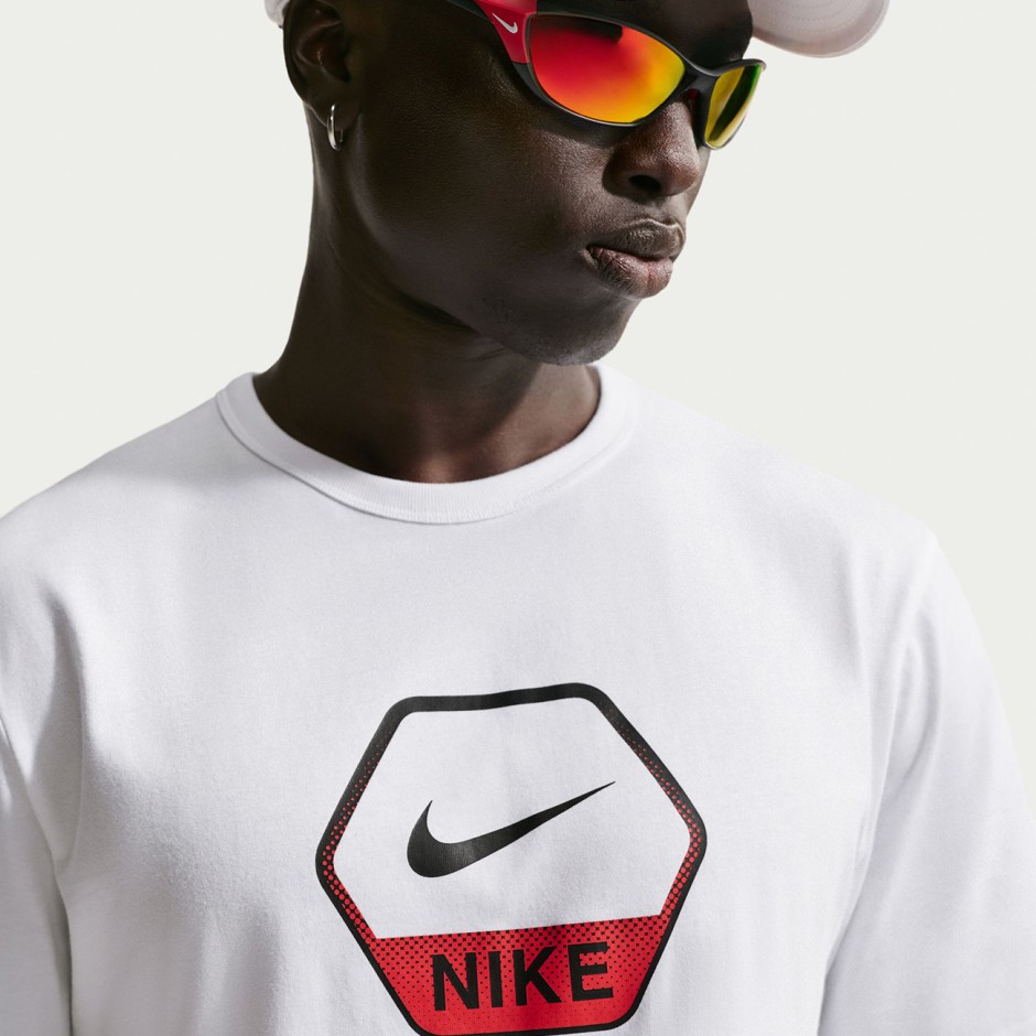 Ανδρική Κοντομάνικη Μπλούζα Λευκή - Nike Sportswear