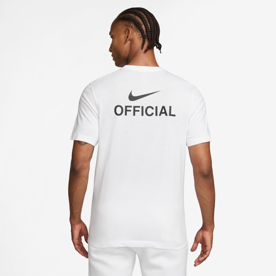 Ανδρική Κοντομάνικη Μπλούζα Λευκή - Nike Sportswear