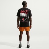 Ανδρική Κοντομάνικη Μπλούζα Μαύρη - Nike Club Εικόνα 2