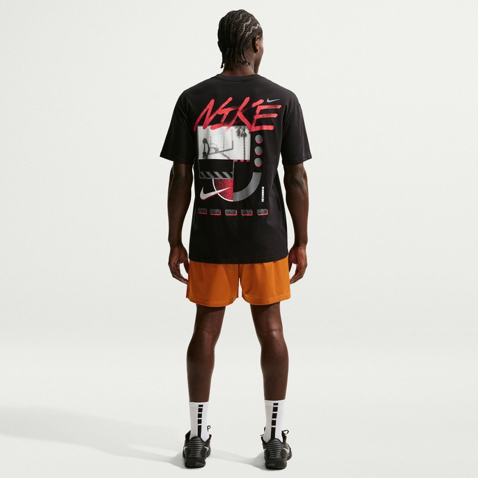 Ανδρική Κοντομάνικη Μπλούζα Μαύρη - Nike Club