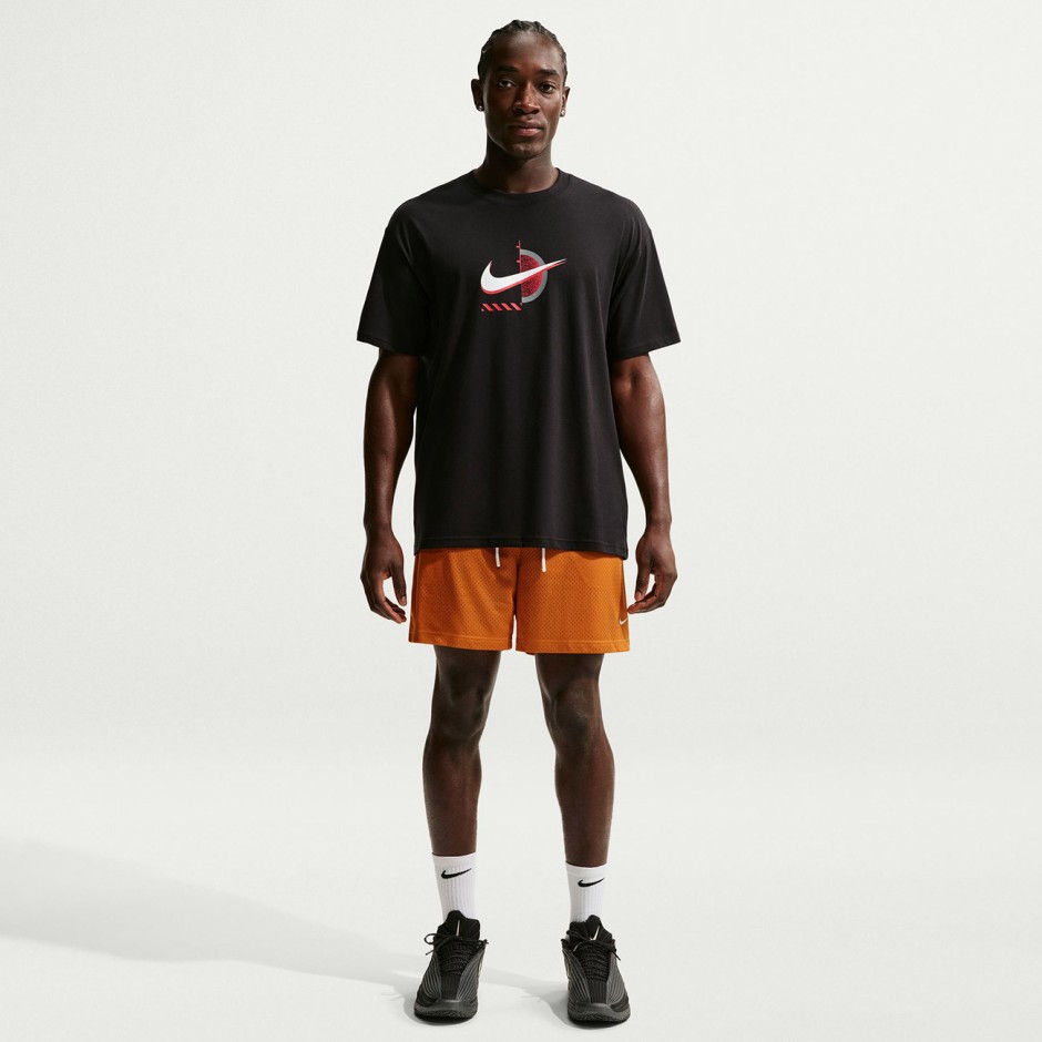 Ανδρική Κοντομάνικη Μπλούζα Μαύρη - Nike Club