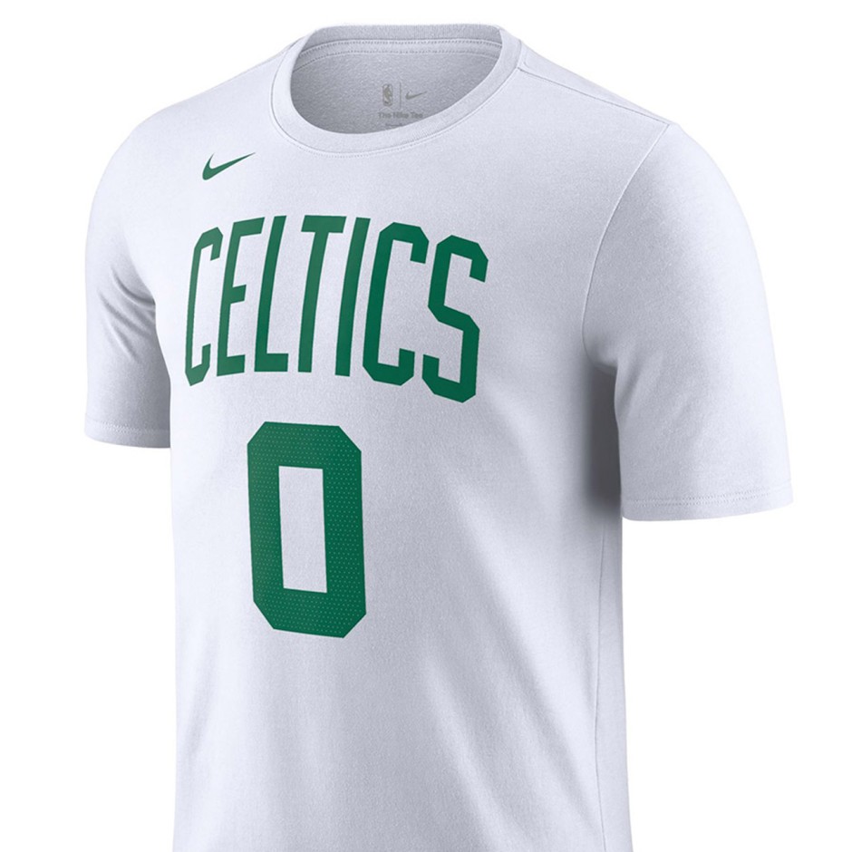 Ανδρική Κοντομάνικη Μπλούζα NBA Λευκή - Nike Boston Celtics