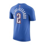 Ανδρική Κοντομάνικη Μπλούζα NBA Ρουά - Nike Shai Gilgeous-Alexander Oklahoma City Thunder Icon Edition Εικόνα 0