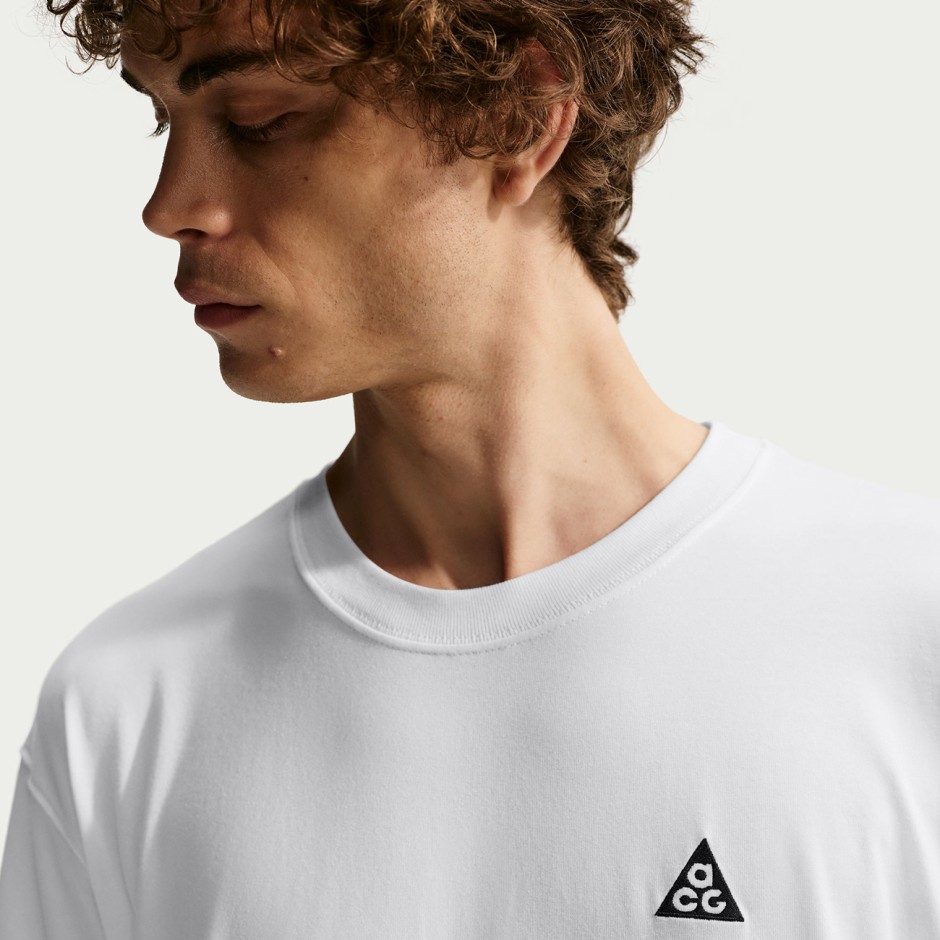 Ανδρική Κοντομάνικη Μπλούζα Εκρού - Nike ACG