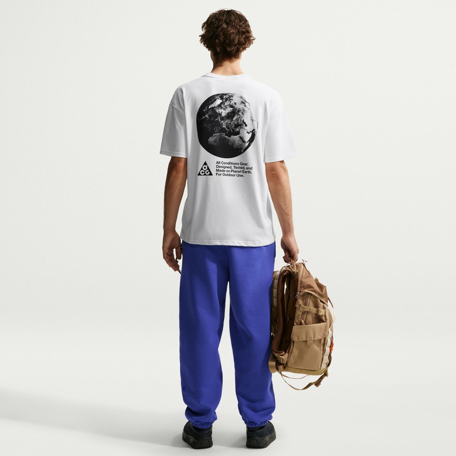 Ανδρική Κοντομάνικη Μπλούζα Εκρού - Nike ACG