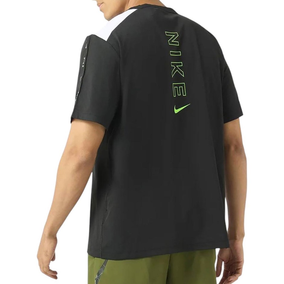 Ανδρική Κοντομάνικη Μπλούζα Λευκή-Μαύρη - Nike Sportswear City Side