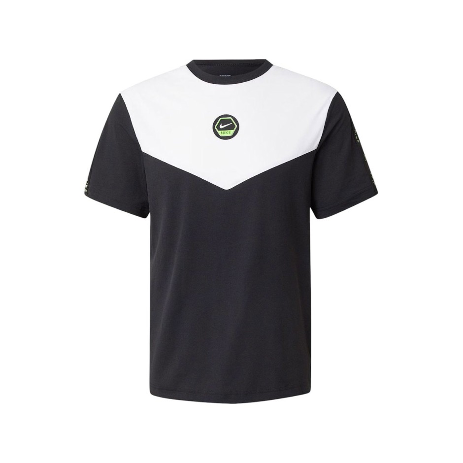 Ανδρική Κοντομάνικη Μπλούζα Λευκή-Μαύρη - Nike Sportswear City Side