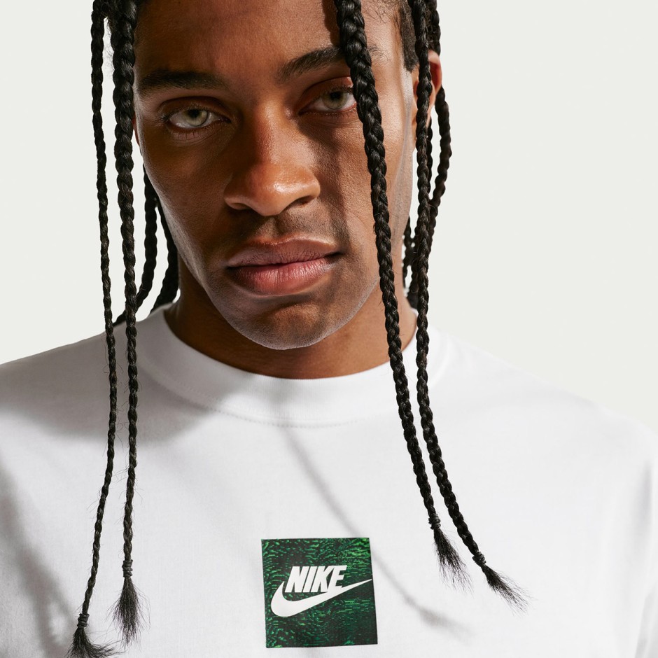 Ανδρική Κοντομάνικη Μπλούζα Λευκή - Nike Sportswear