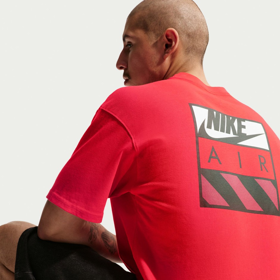 Ανδρική Κοντομάνικη Μπλούζα Κόκκινη - Nike Air