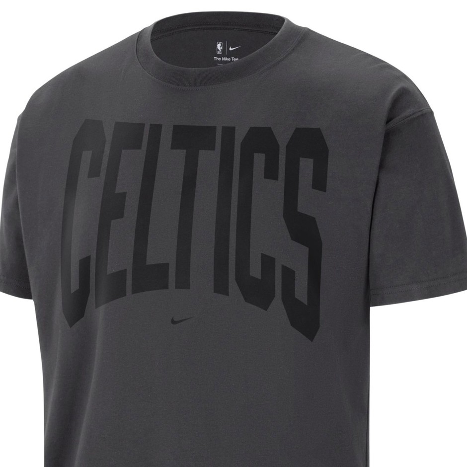 Ανδρική Κοντομάνικη Μπλούζα NBA Ανθρακί - Nike Boston Celtics