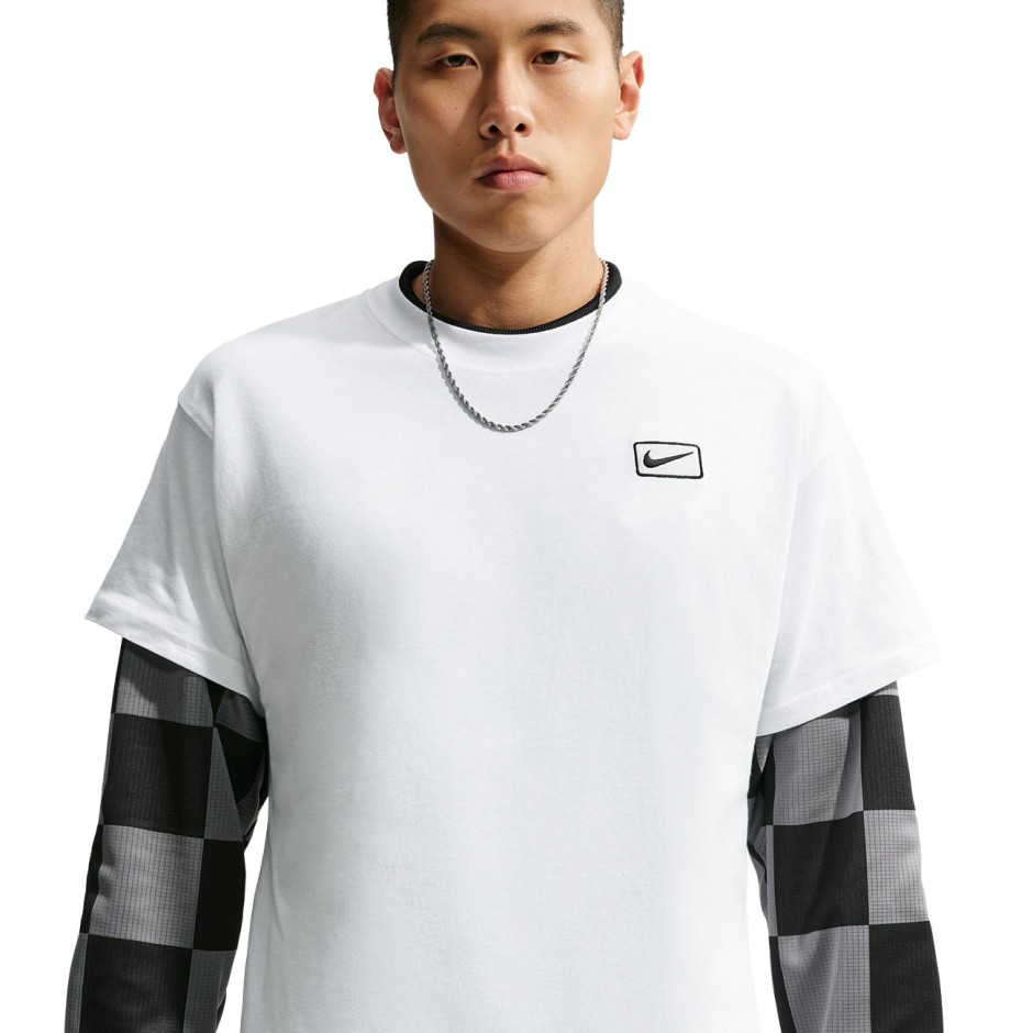 Ανδρική Κοντομάνικη Μπλούζα Λευκή - Nike Sportswear
