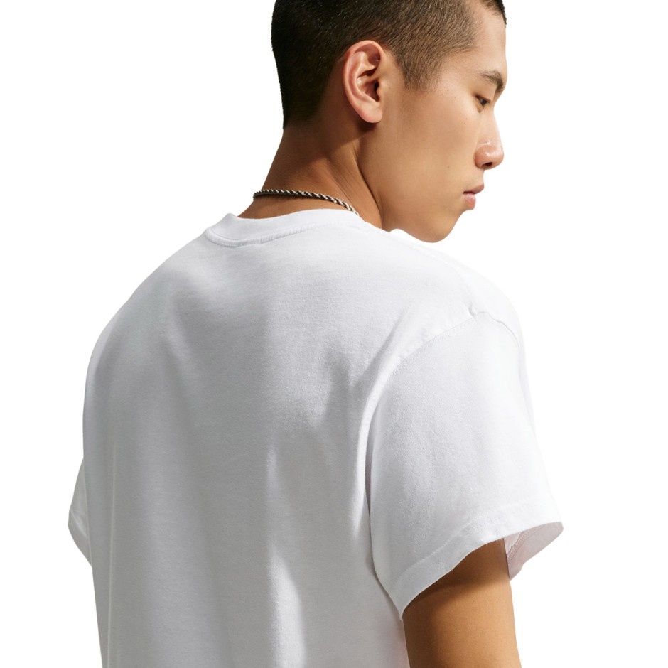 Ανδρική Κοντομάνικη Μπλούζα Λευκή - Nike Sportswear
