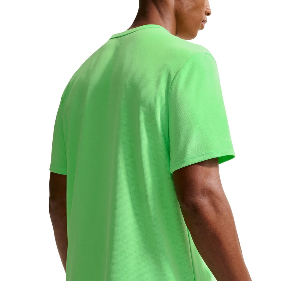 Men's Running T-Shirt Lime - Nike Miler Dri-FIT