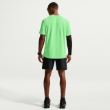 Men's Running T-Shirt Lime - Nike Miler Dri-FIT Image 3