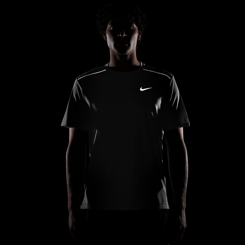 Men's Running T-Shirt White - Nike Miler Dri-FIT