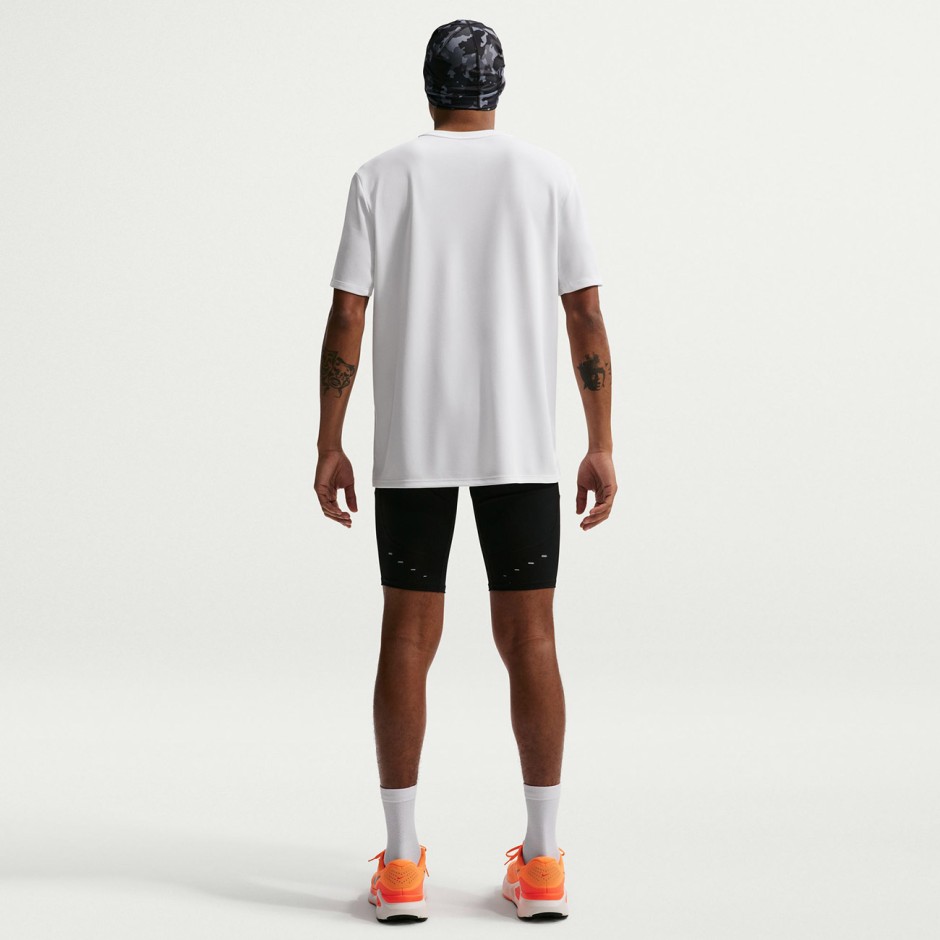 Men's Running T-Shirt White - Nike Miler Dri-FIT