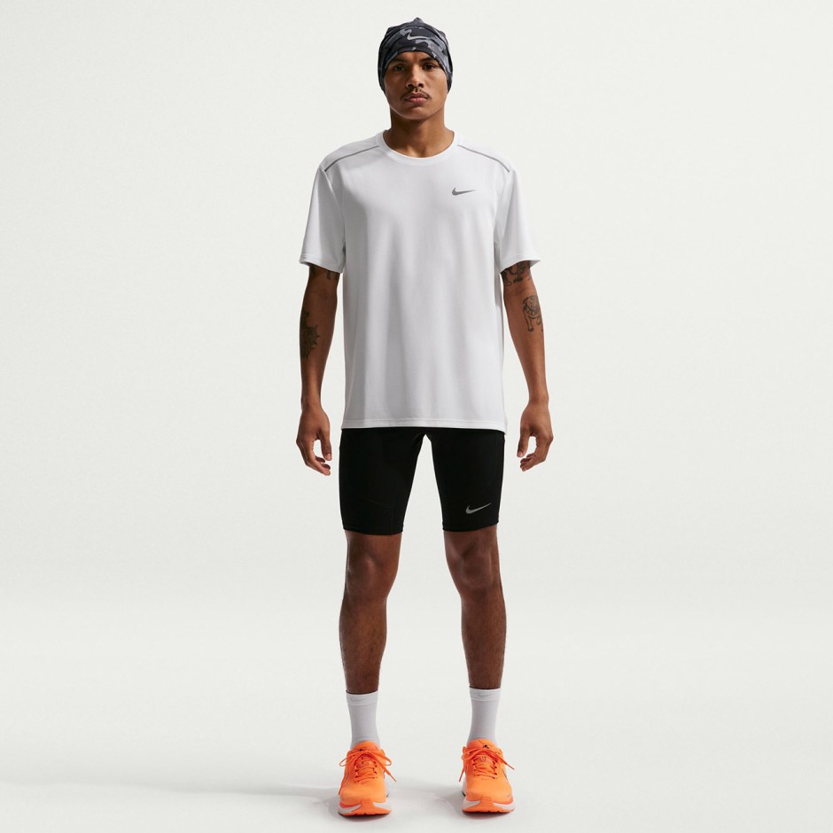 Men's Running T-Shirt White - Nike Miler Dri-FIT