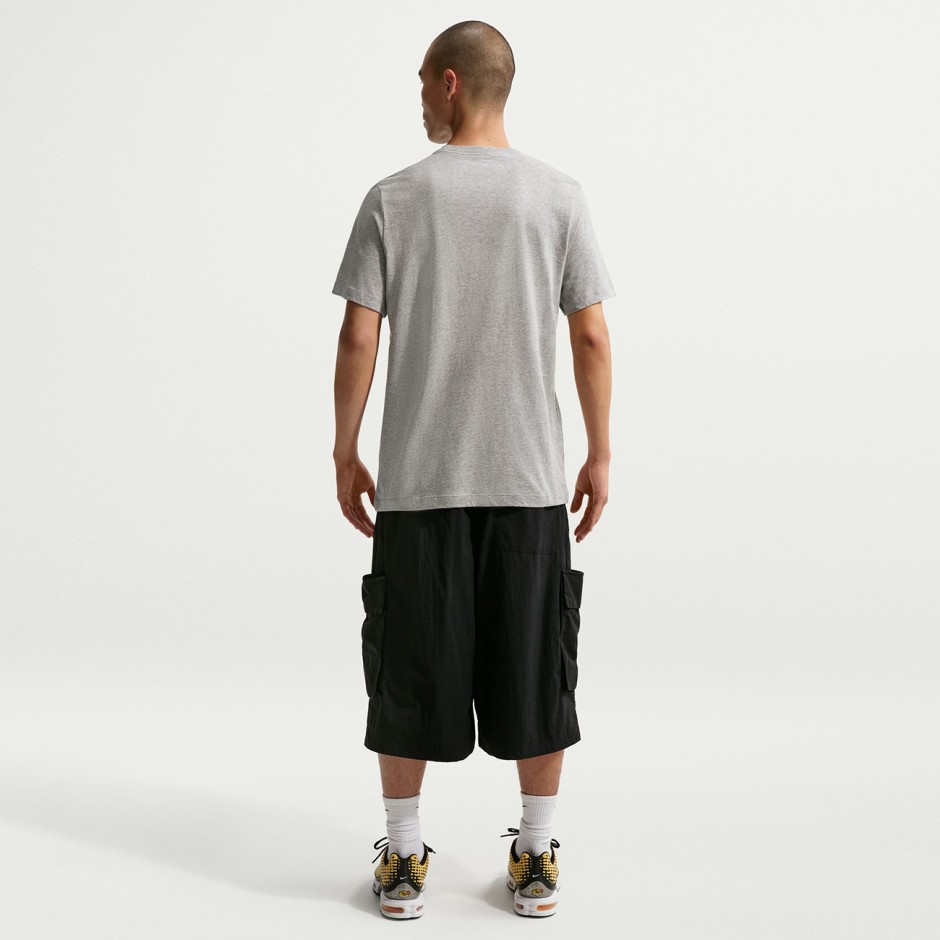 Ανδρική Κοντομάνικη Μπλούζα Γκρι - Nike Sportswear